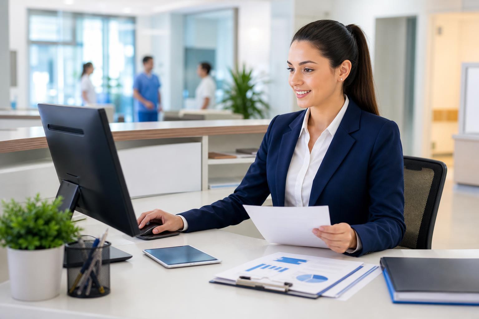 Auxiliar y Recepcionista Hospitalario