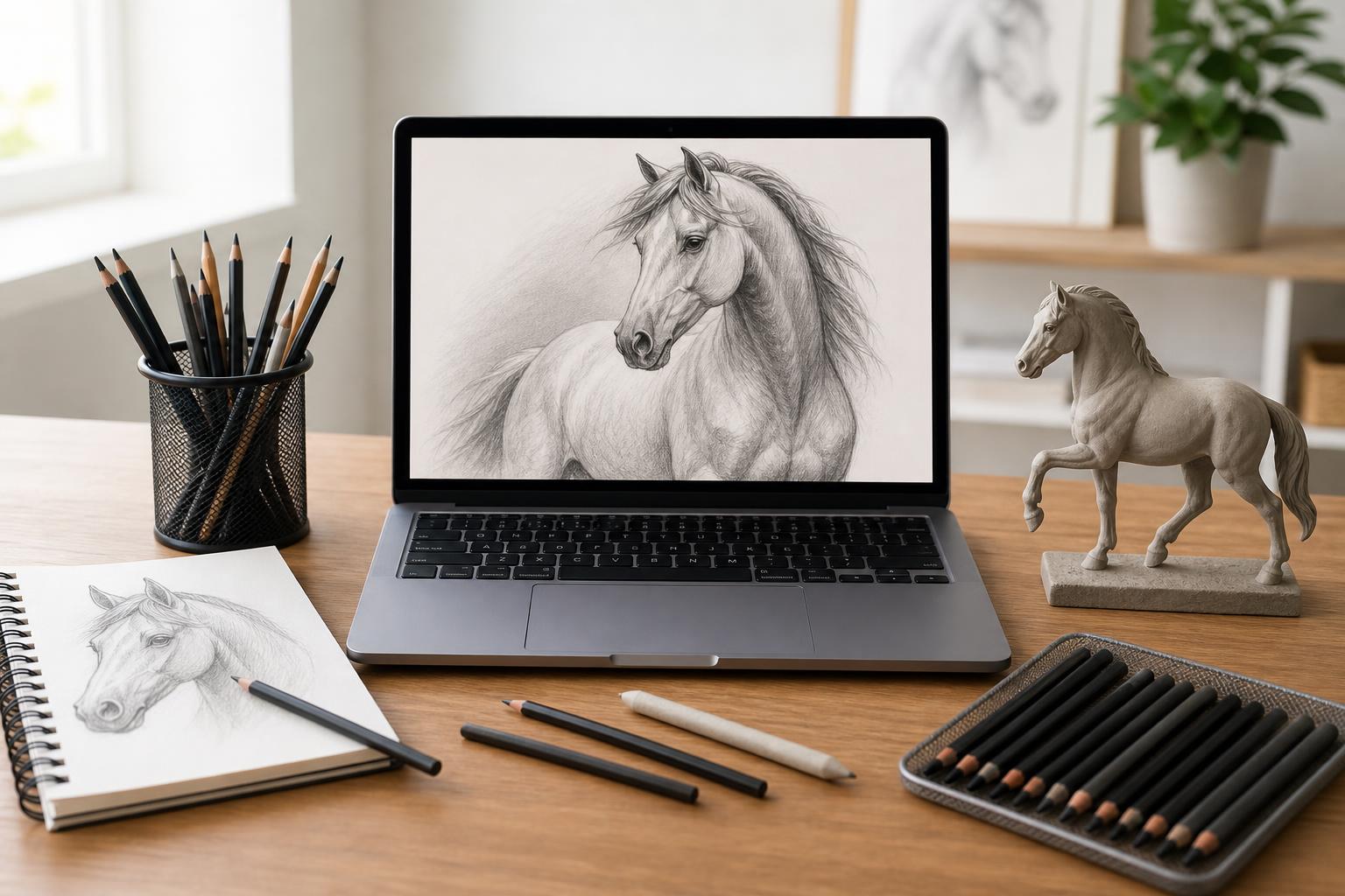 Dibujo de Caballos