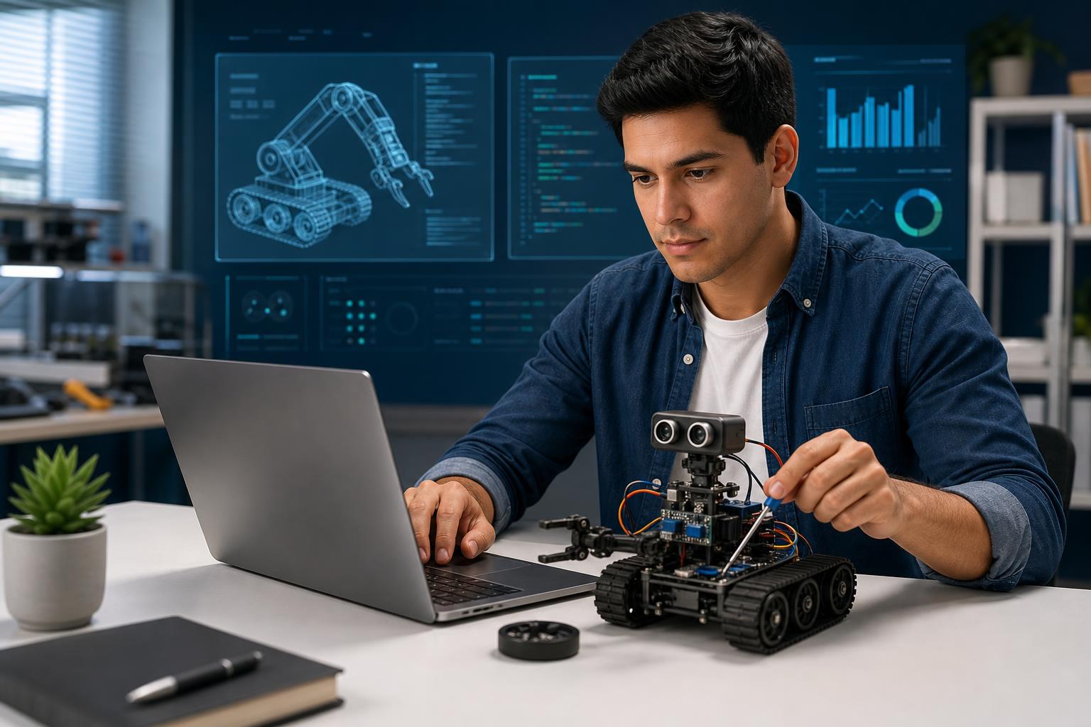 Disena Fabrica y Programa Tu Proprio Robot