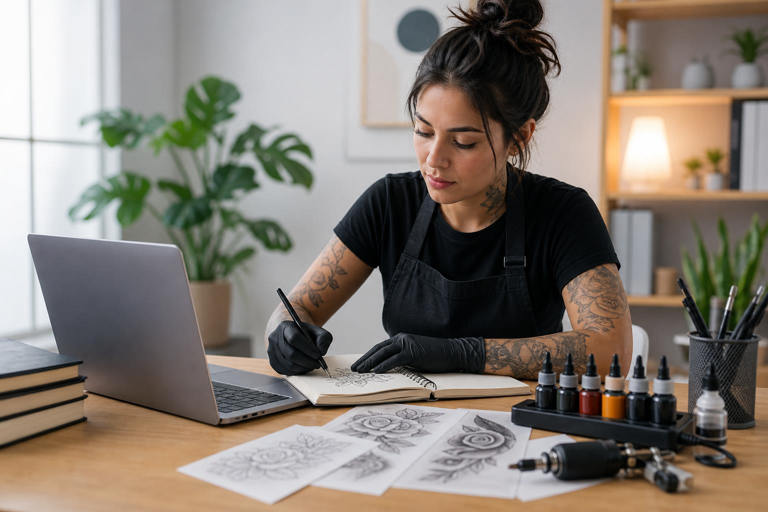 Aplicacion de Tecnicas de Tatuaje Artistico